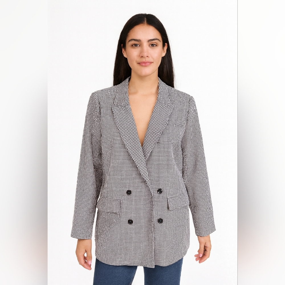 Rachel Zoe Blazer Women's Black and White Size XL‎ Office Siren Career Corpwear